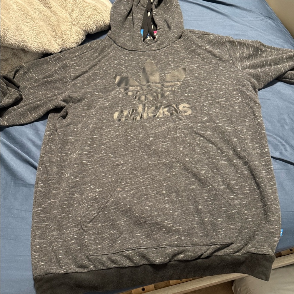 Adidas Men's Charcoal Hoodie